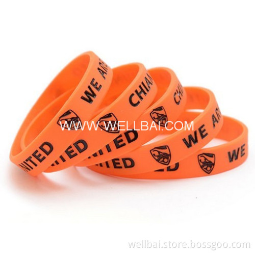 Fashion Customized Silicone Wristband for Promotion/Rubber Bracelet